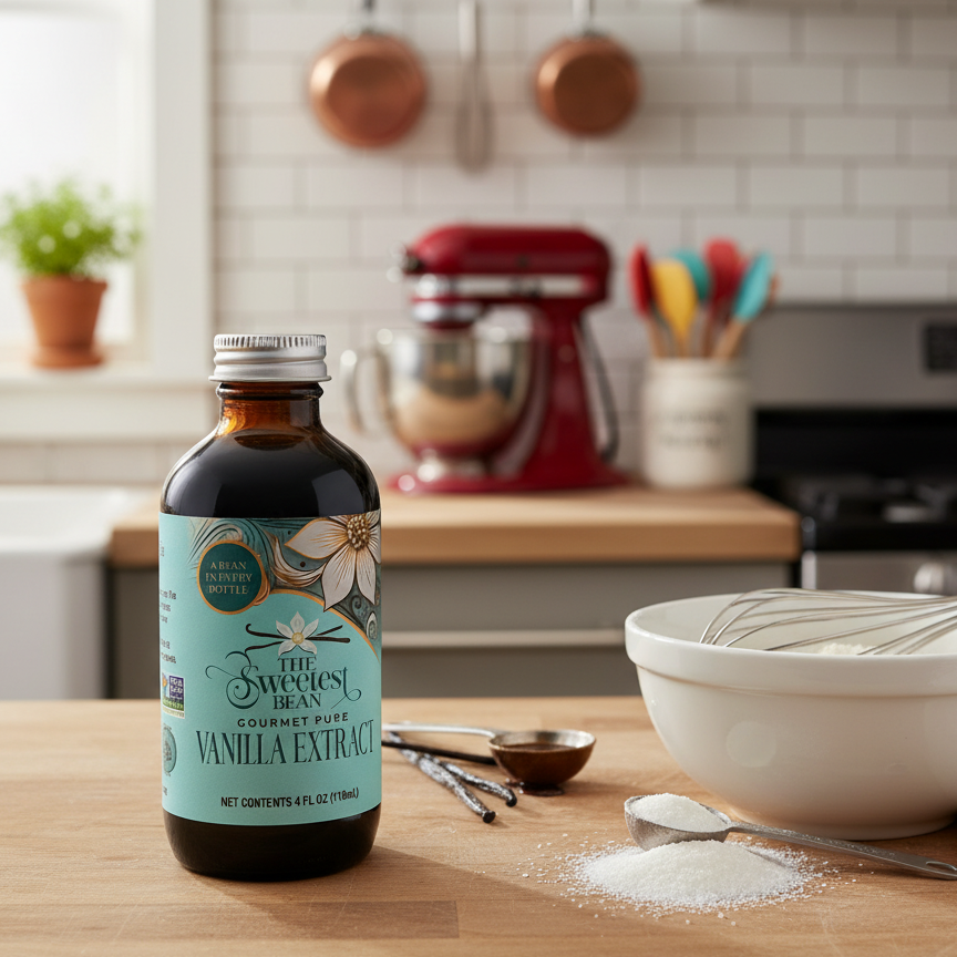 4 fl. oz. Gourmet Pure Vanilla Extract