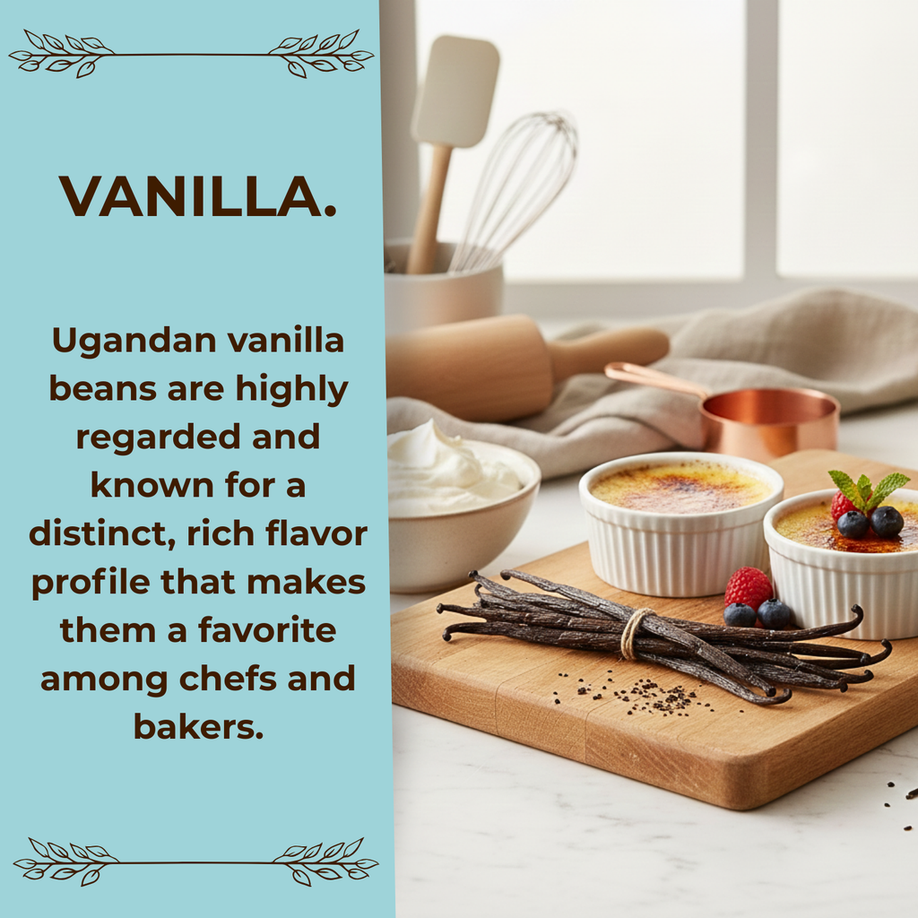 Package of 25 Gourmet Grade-A Ugandan Vanilla Beans